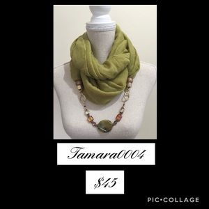 Scarfs and jewelry